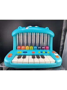 Hippo-Themed Toddler Interactive Music Keyboard With Fun Buttons